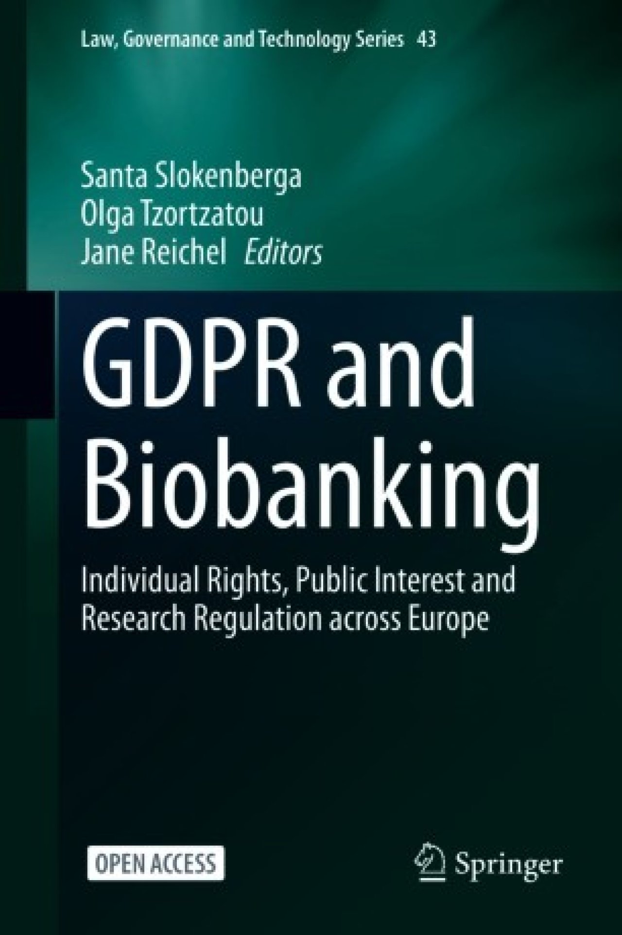 Cover - GDPR and Biobanking.